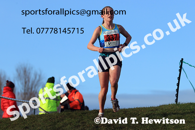 Girls under-15s 2024 NECAA Cross Country Champs., Temple Park, South Shields. Photo: David T. Hewitson/Sports for All Pics